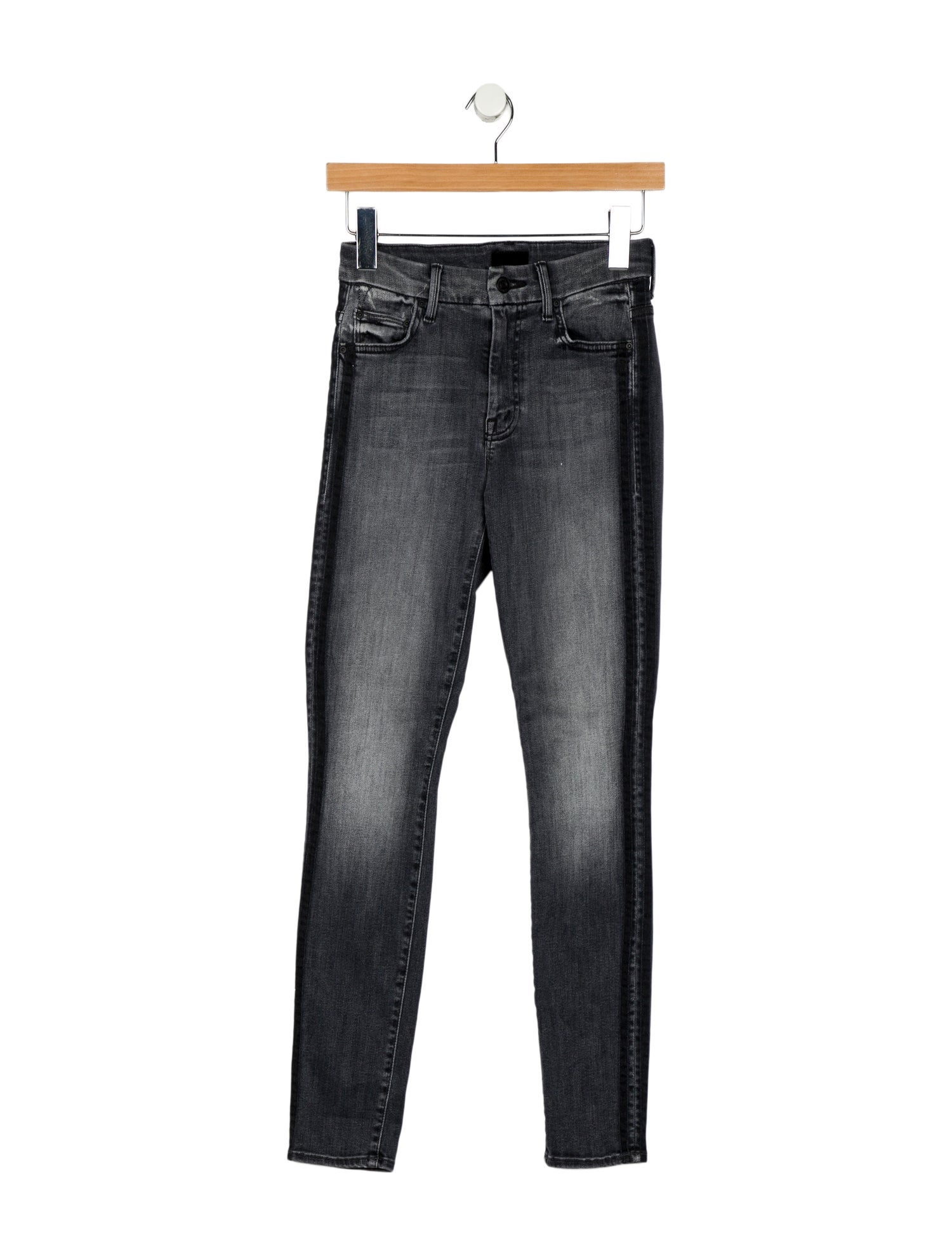 Mother Mid-Rise Skinny Leg Jeans