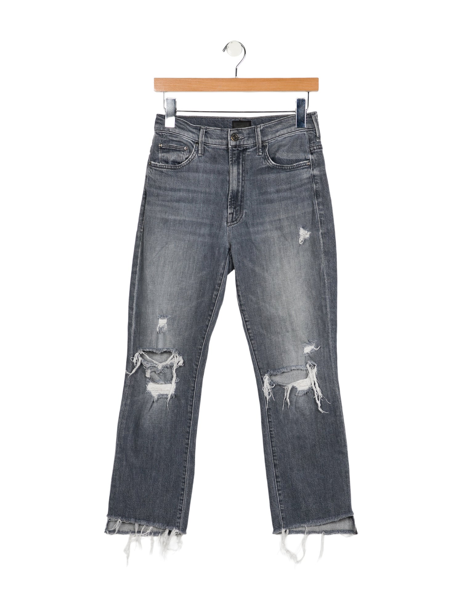 Mother High-Rise Straight Leg Jeans