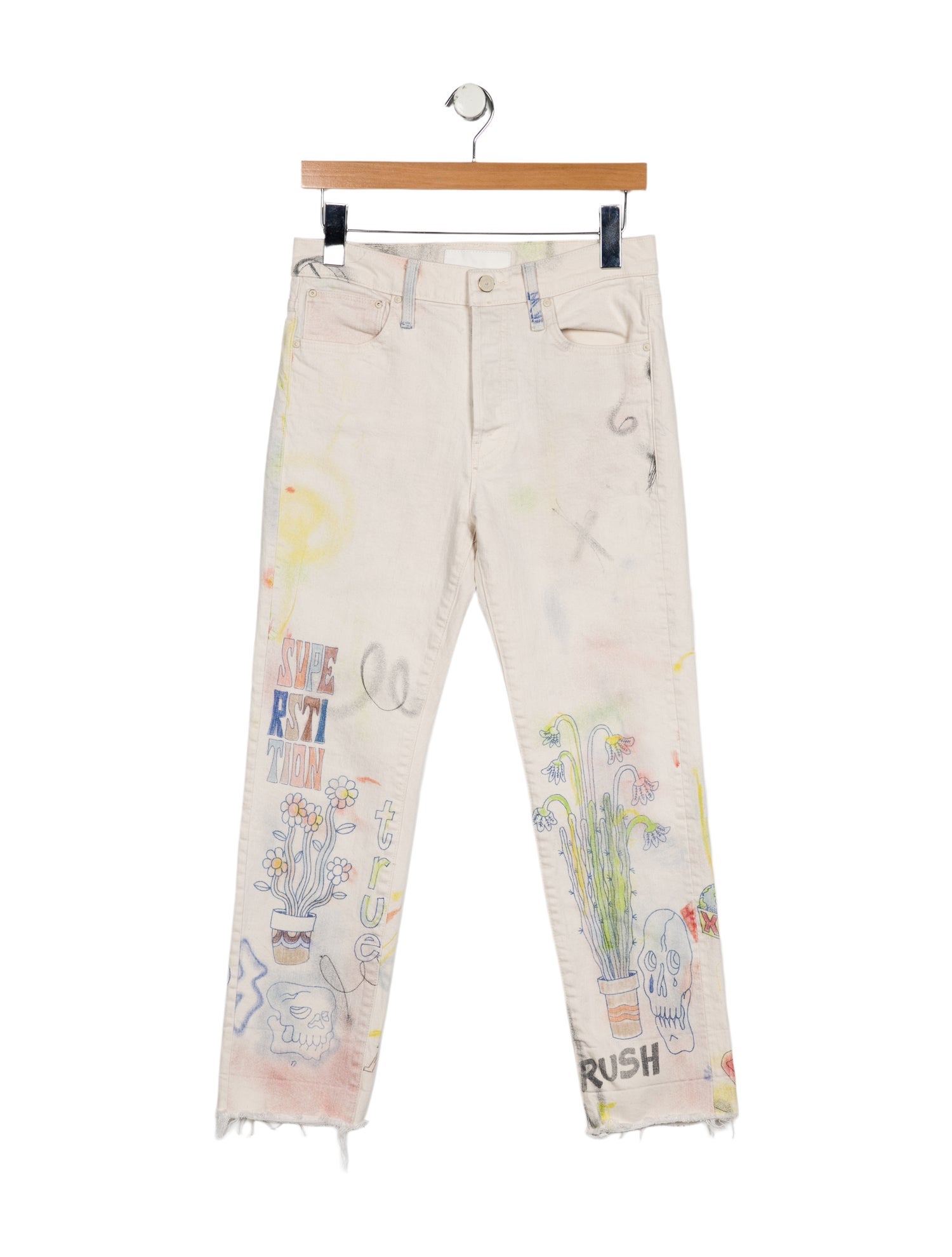 Mother High-Rise Straight Leg Jeans