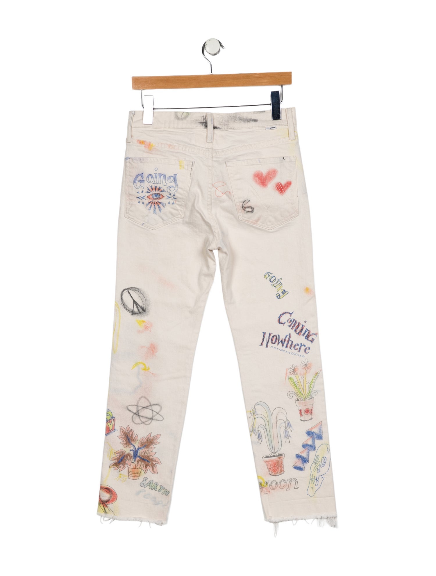 Mother High-Rise Straight Leg Jeans