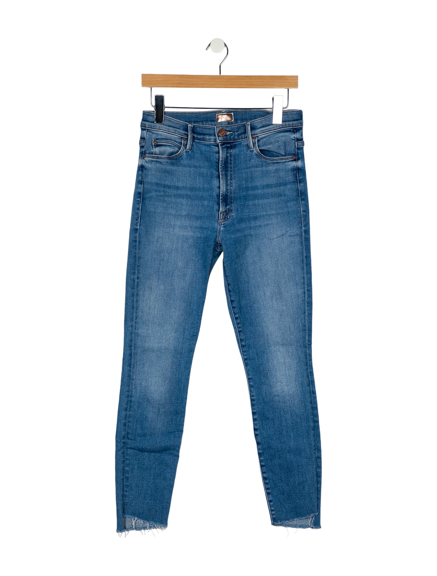 Mother Mid-Rise Skinny Leg Jeans
