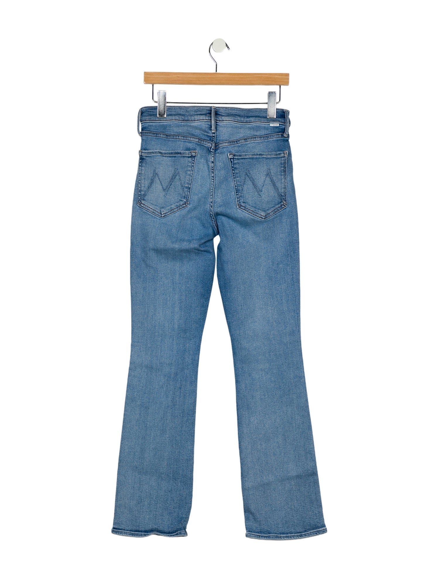 Mother Mid-Rise Straight Leg Jeans