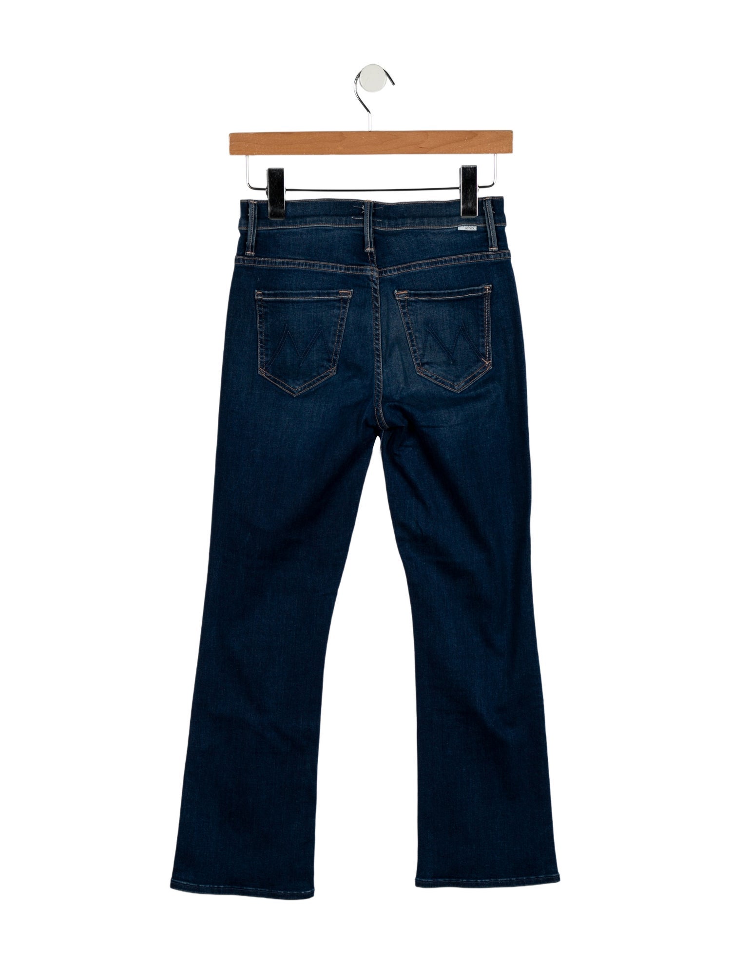 Mother Mid-Rise Straight Leg Jeans