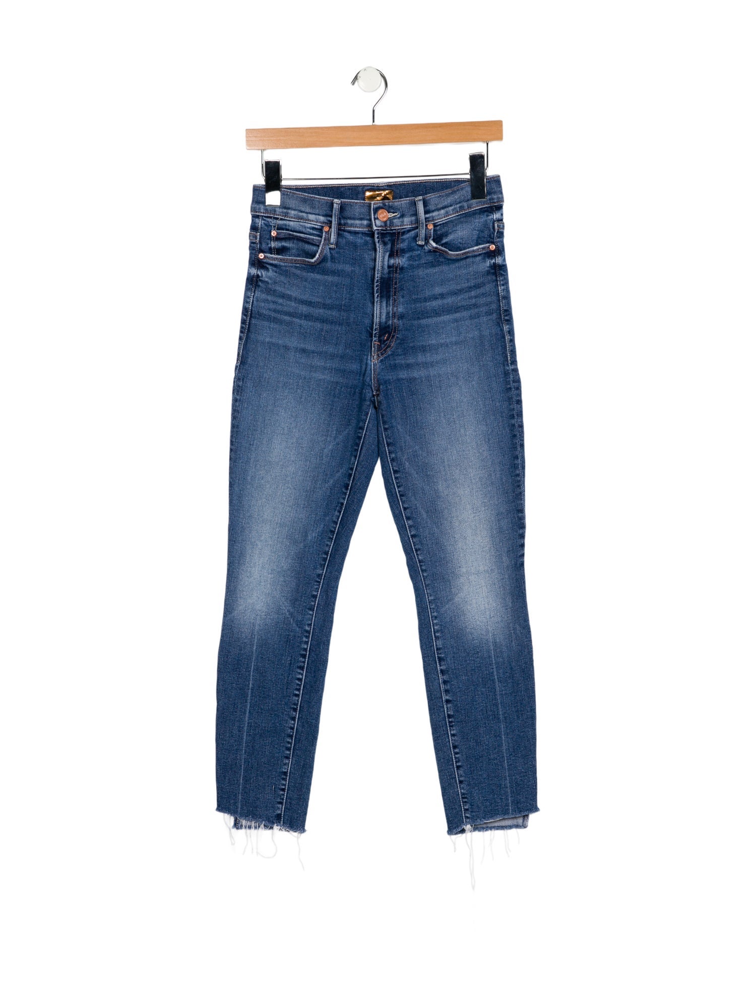 Mother Mid-Rise Skinny Leg Jeans