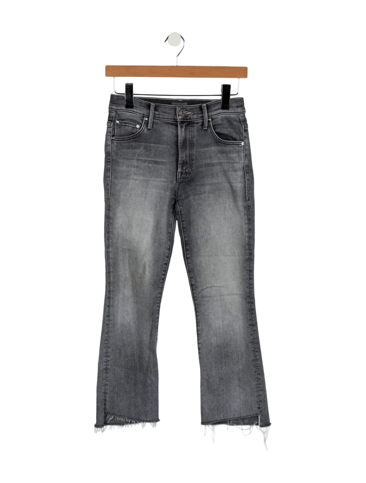 Mother Mid-Rise Straight Leg Jeans