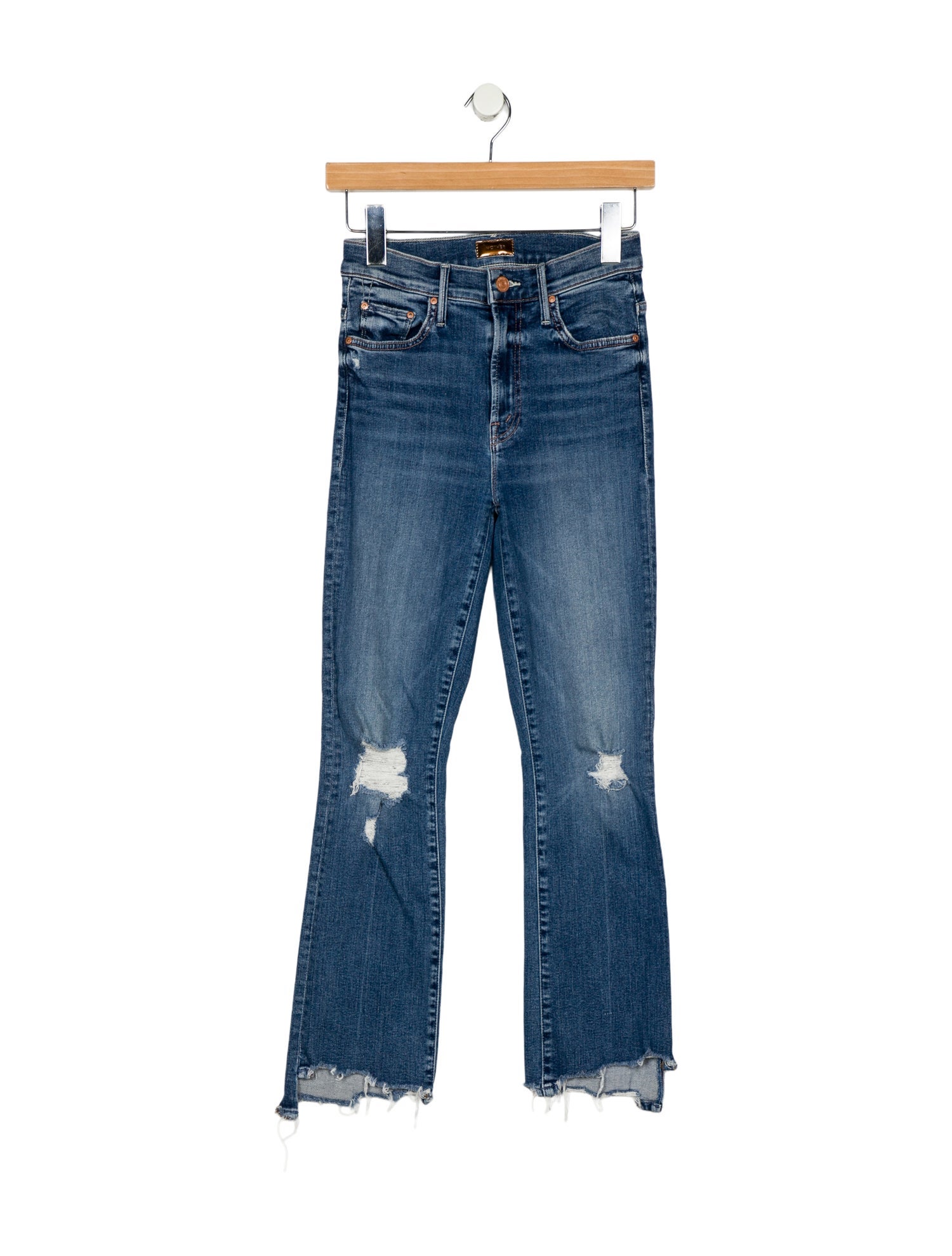 Mother High-Rise Straight Leg Jeans