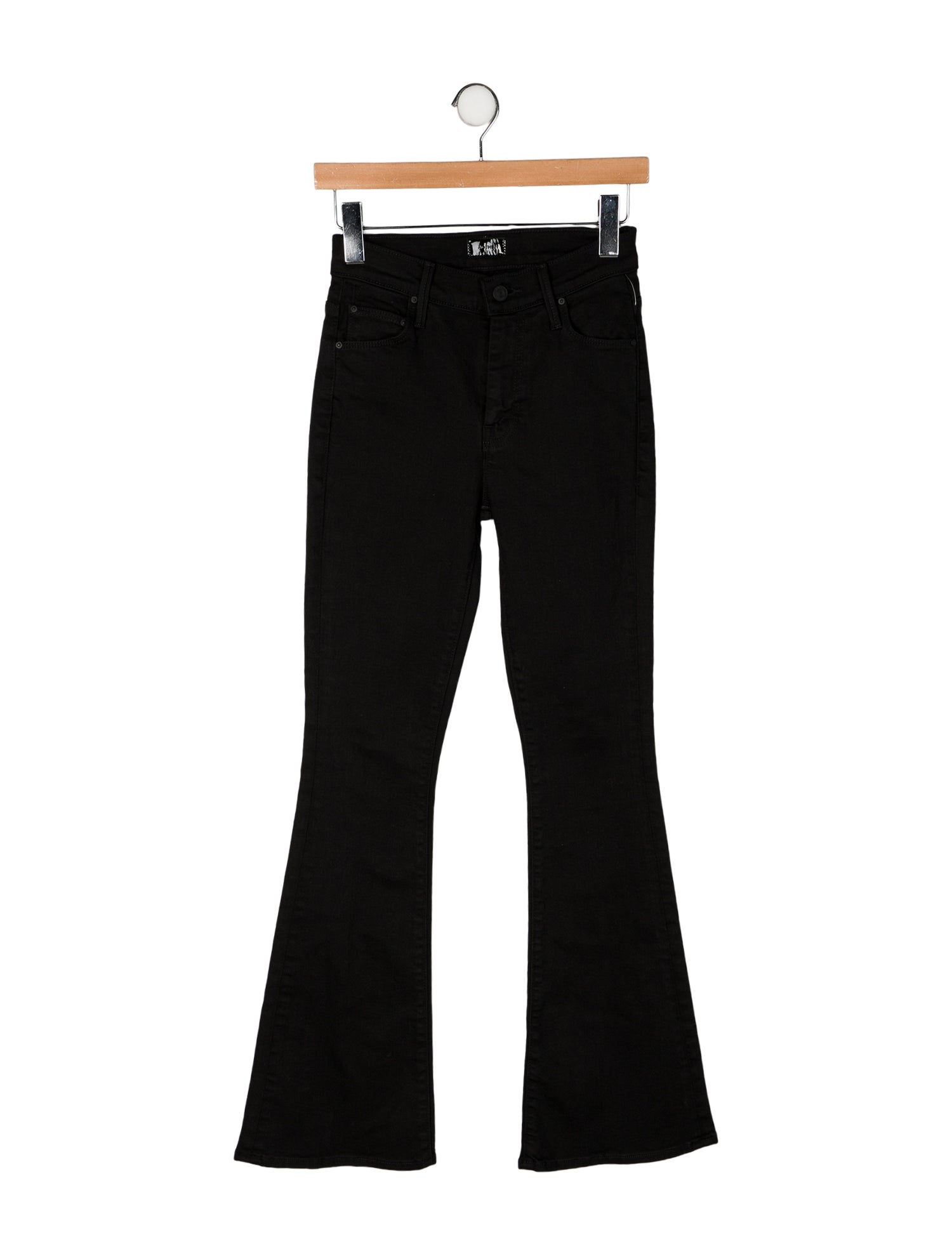 Mother Mid-Rise Wide Leg Jeans