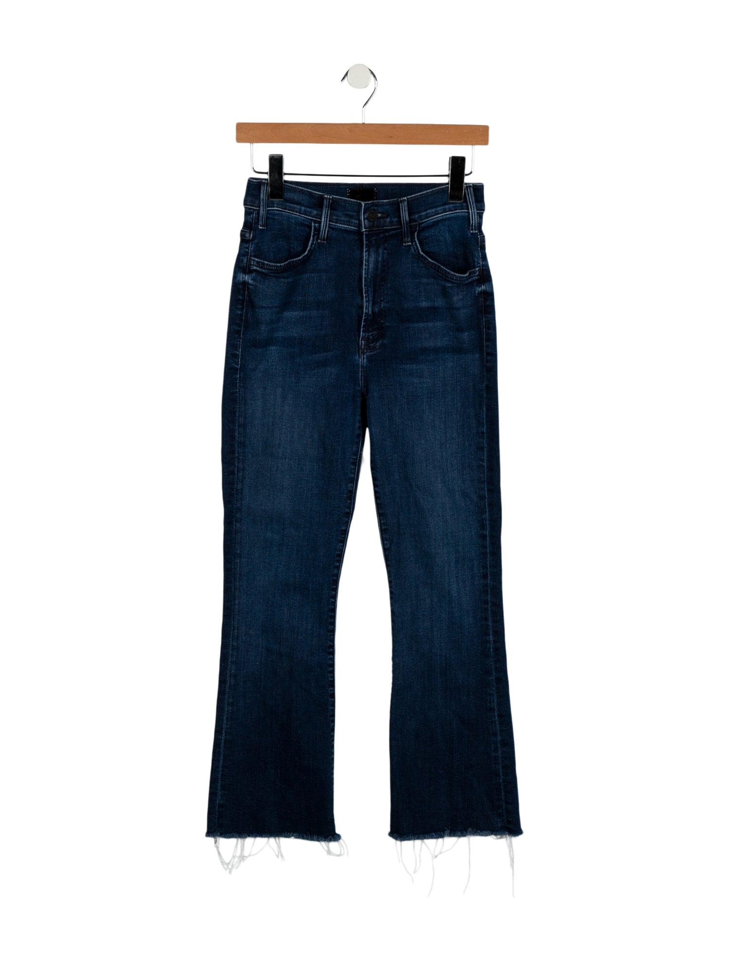 Mother Mid-Rise Straight Leg Jeans