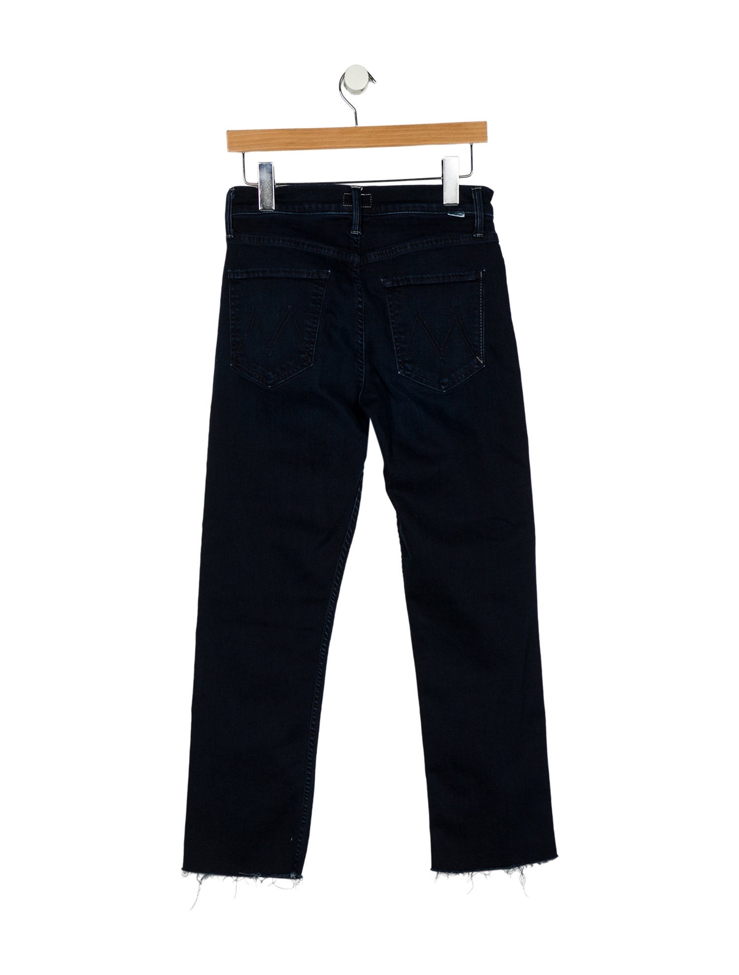 Mother Mid-Rise Straight Leg Jeans