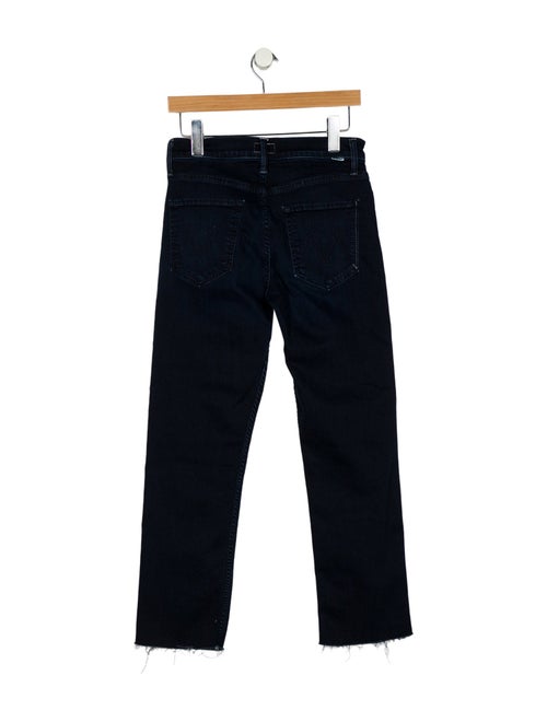 Mother Mid-Rise Straight Leg Jeans