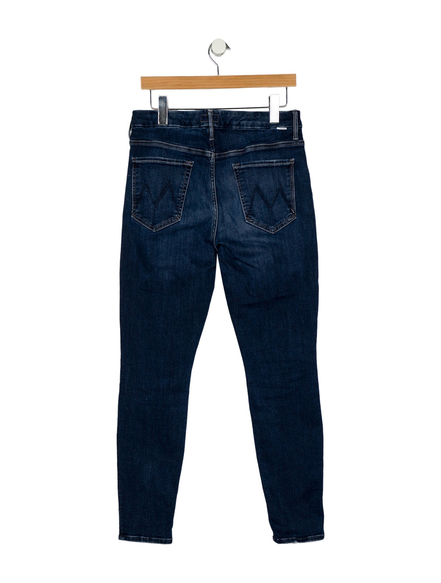 Mother Mid-Rise Skinny Leg Jeans