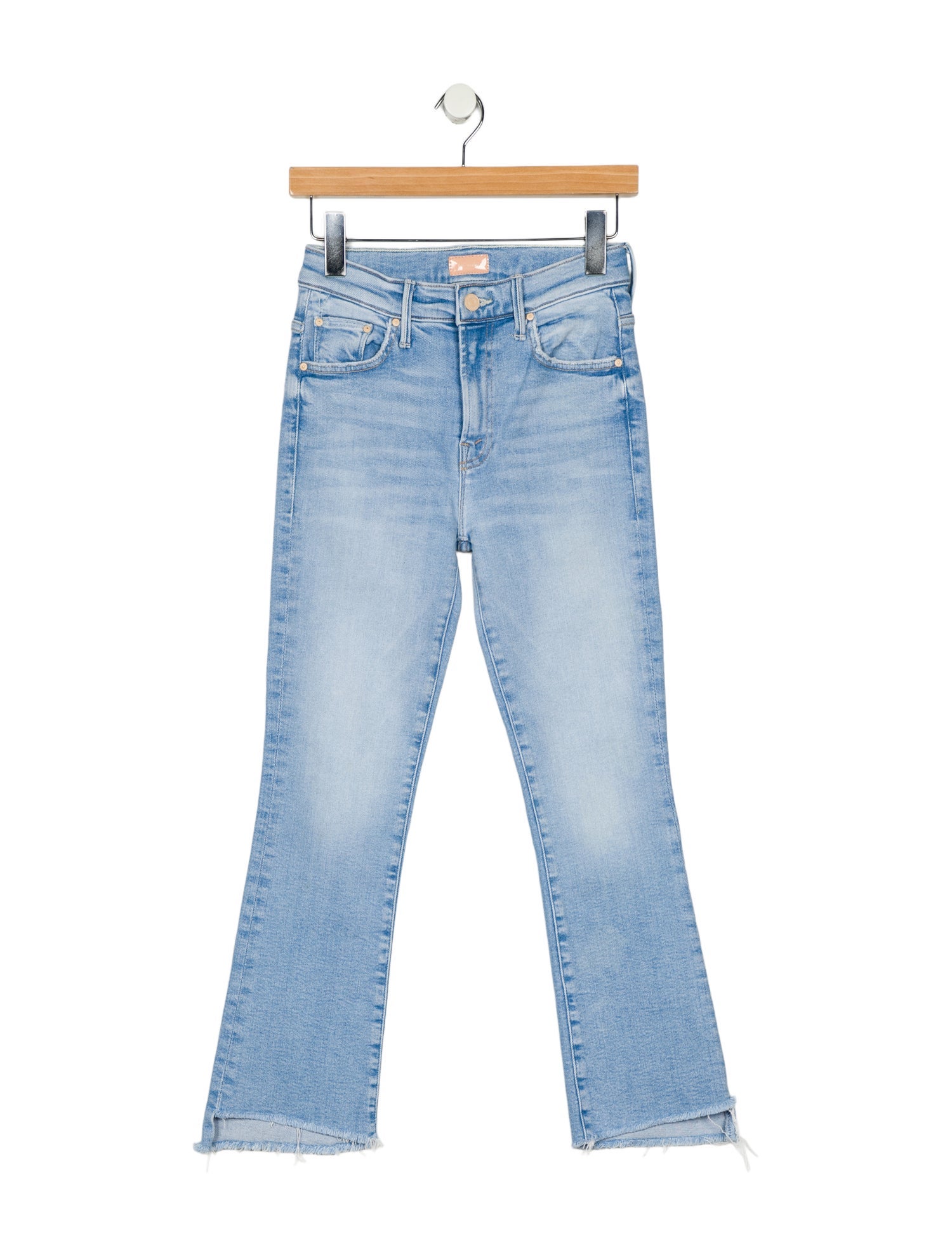 Mother Mid-Rise Straight Leg Jeans