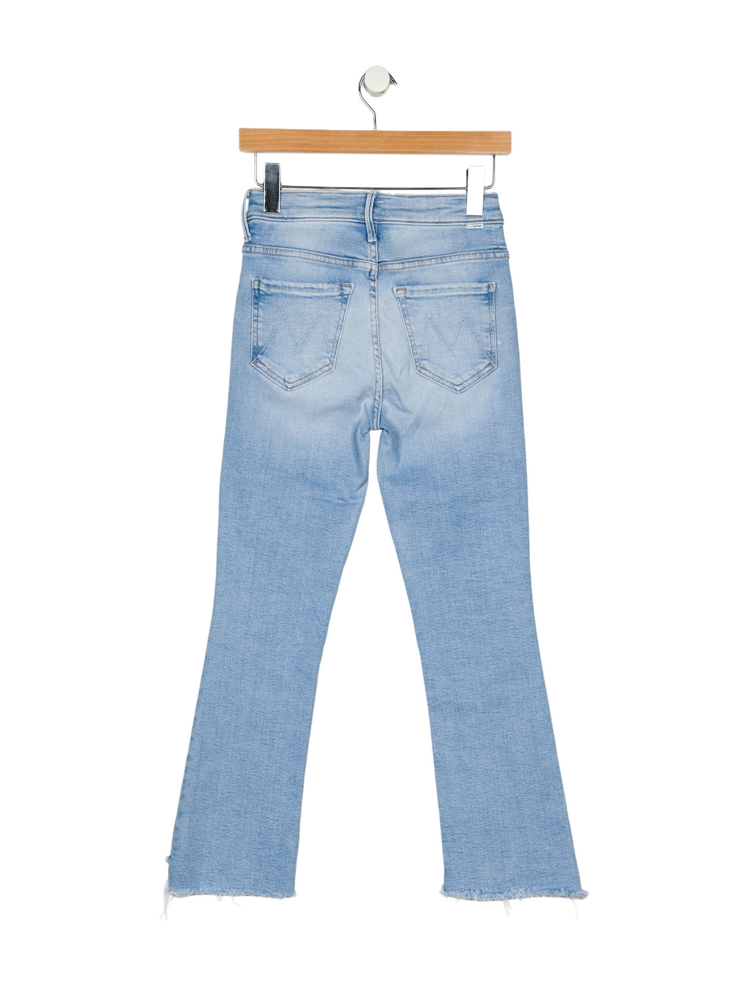 Mother Mid-Rise Straight Leg Jeans