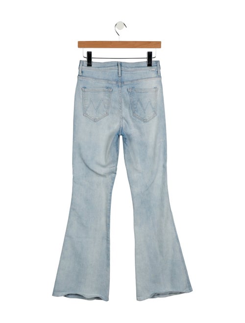 Mother Mid-Rise Wide Leg Jeans
