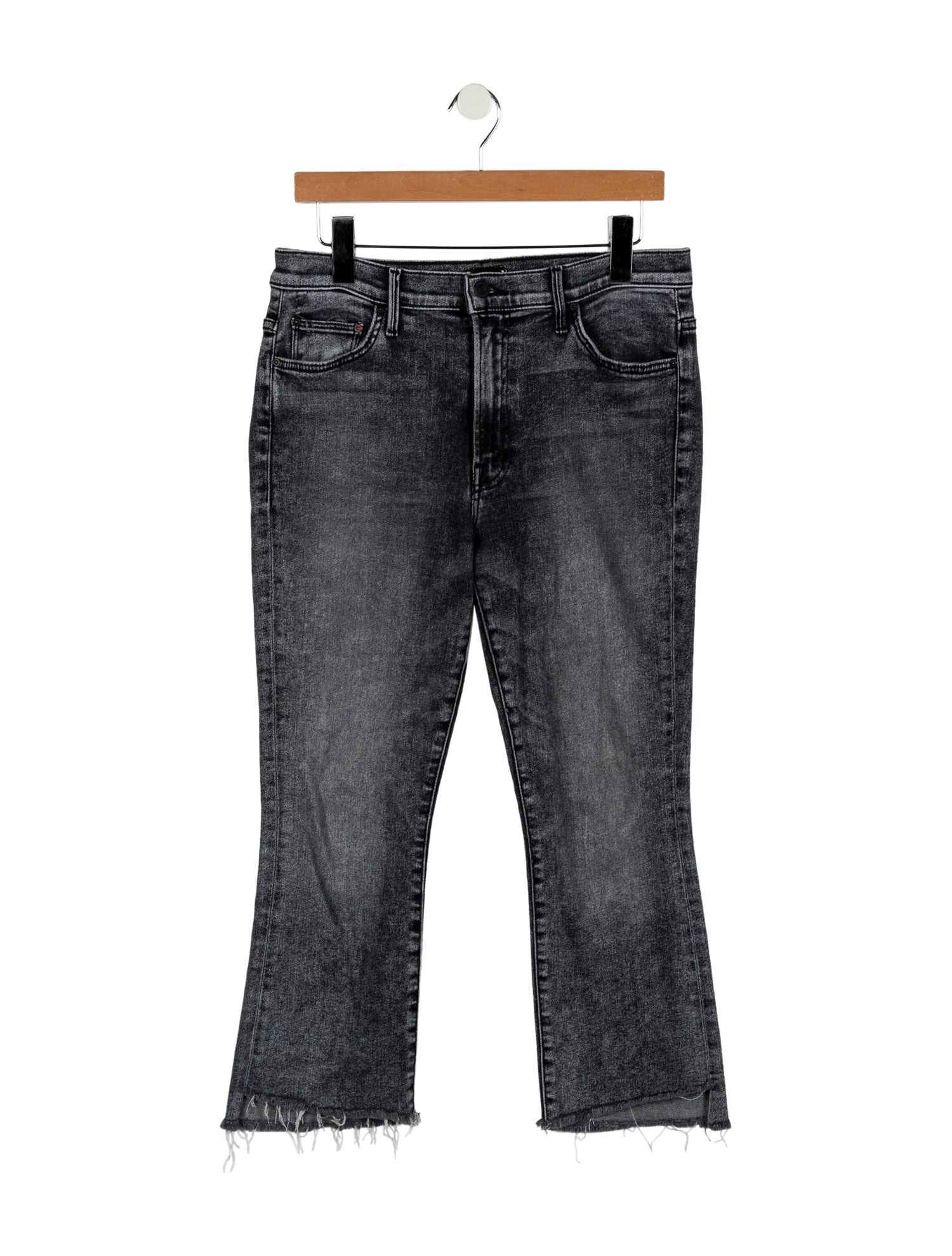 Mother Mid-Rise Straight Leg Jeans