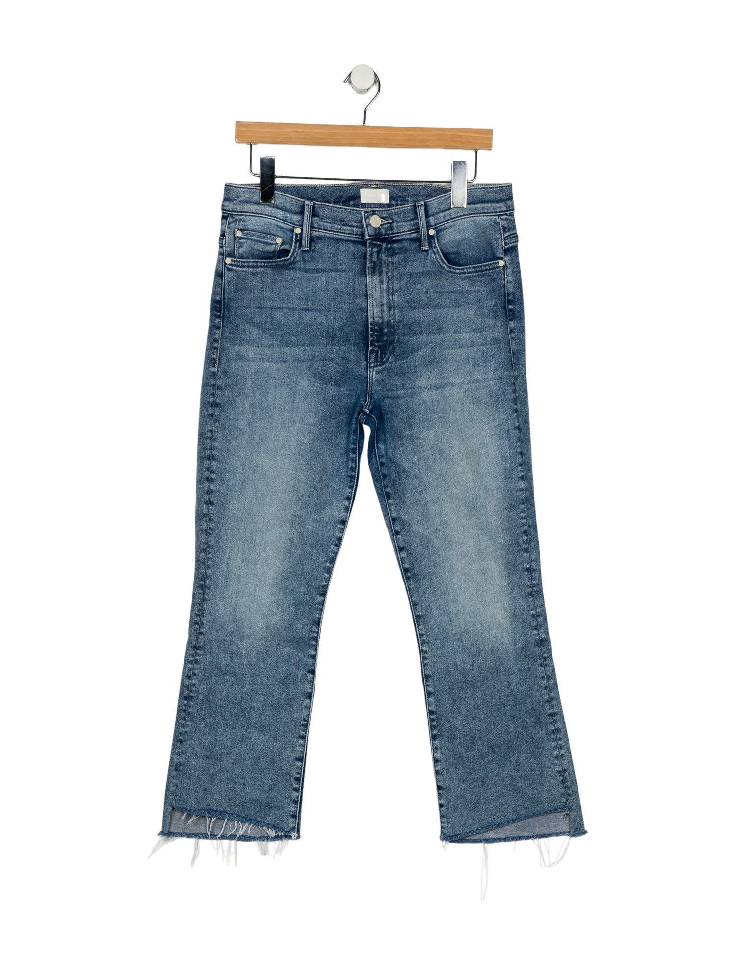 Mother Mid-Rise Straight Leg Jeans