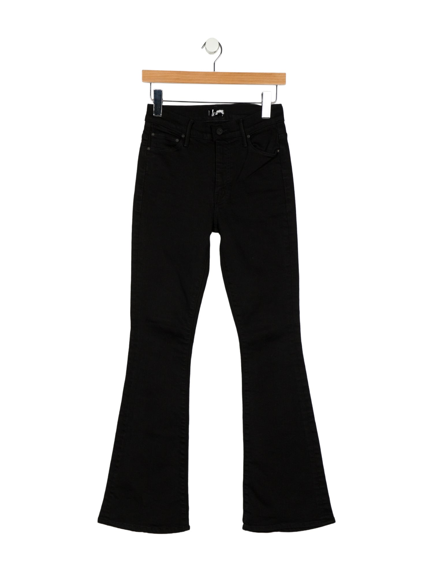 Mother Mid-Rise Wide Leg Jeans