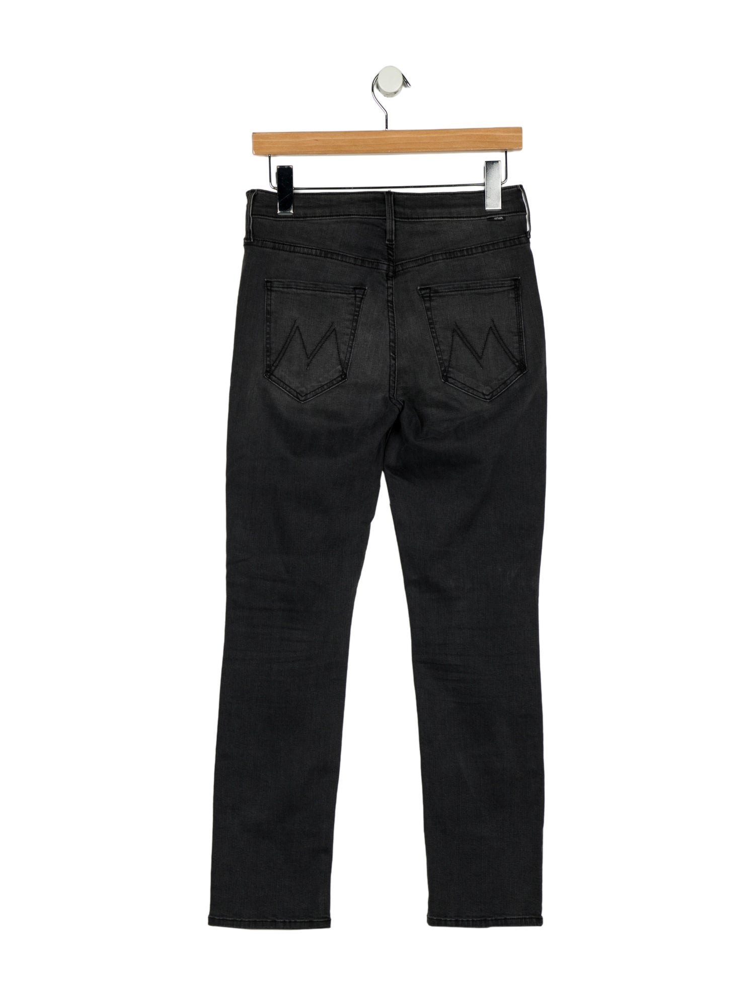Mother Mid-Rise Straight Leg Jeans