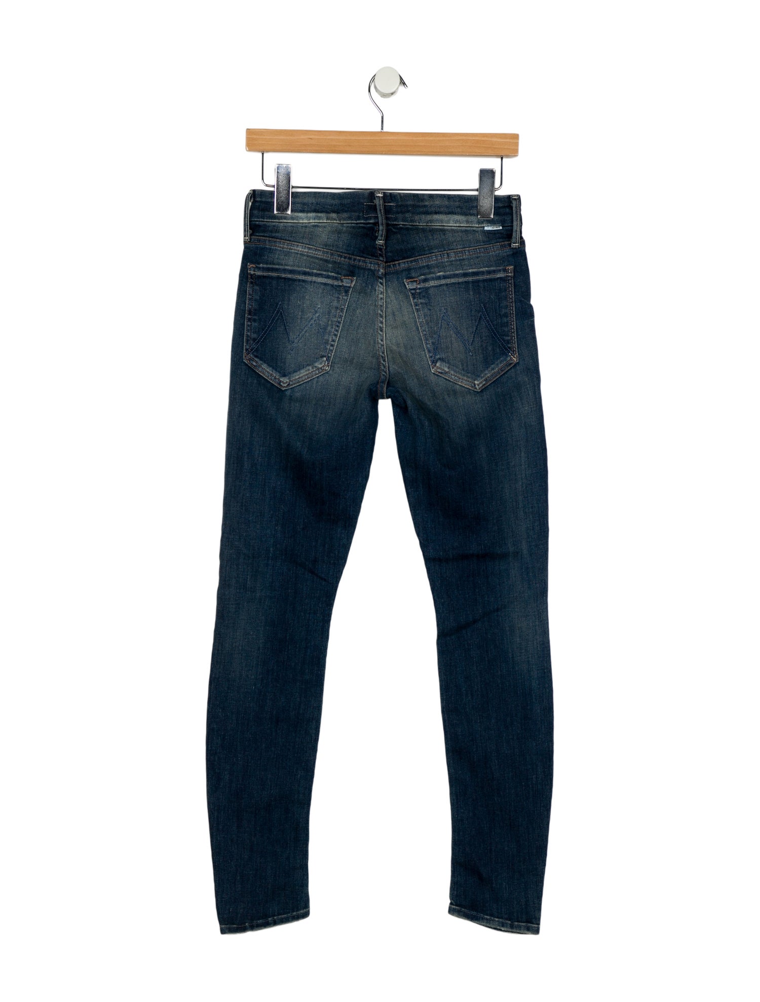 Mother Mid-Rise Skinny Leg Jeans