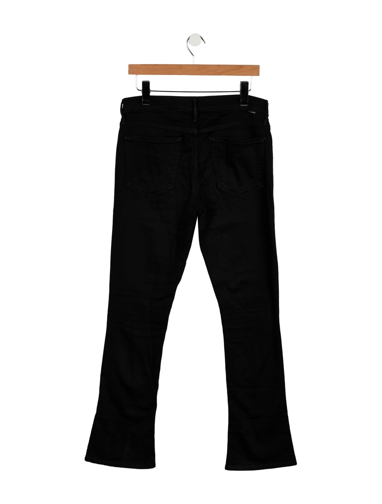 Mother Mid-Rise Wide Leg Jeans