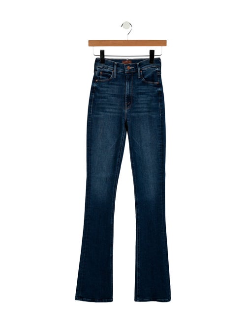 Mother Mid-Rise Straight Leg Jeans