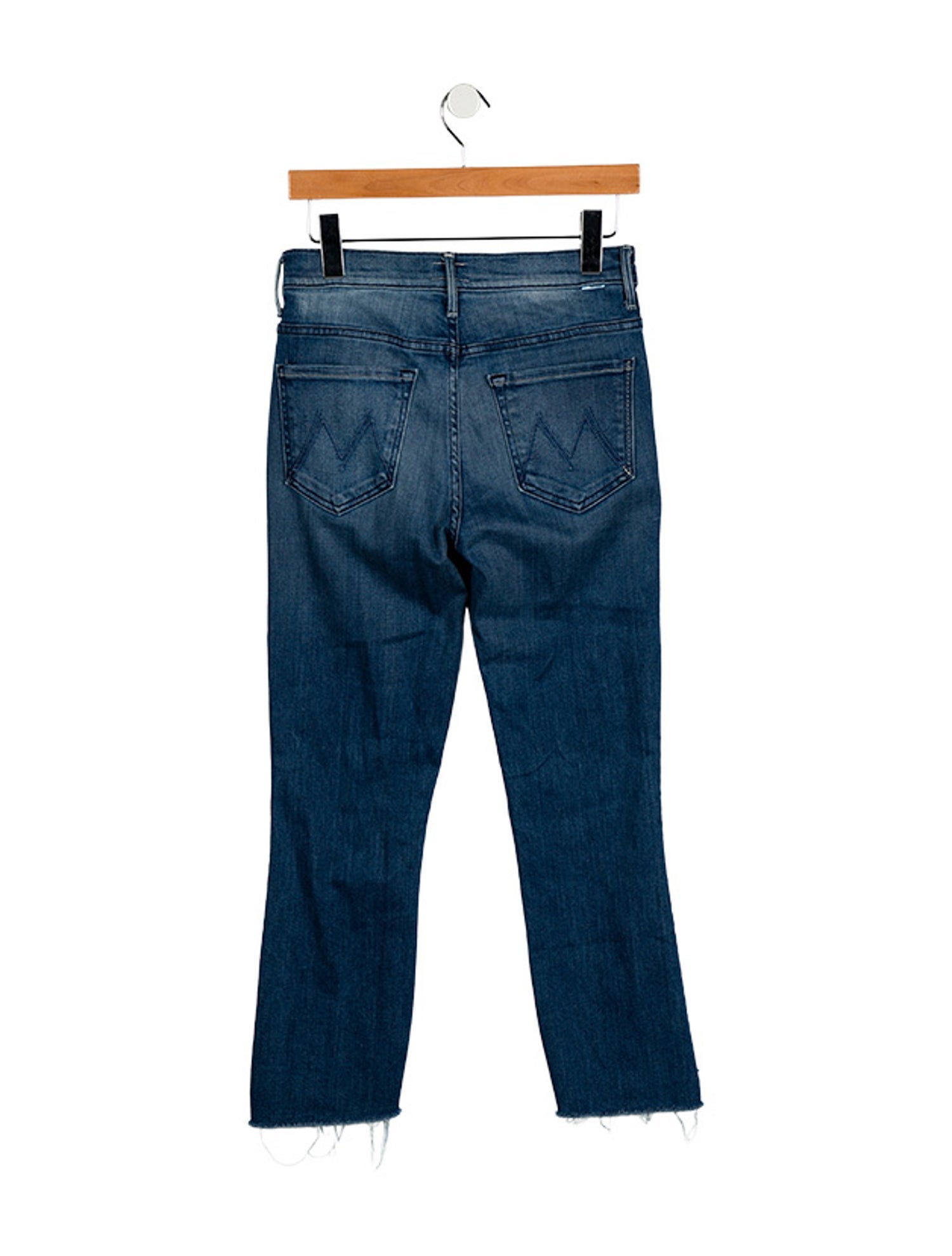 Mother Mid-Rise Straight Leg Jeans