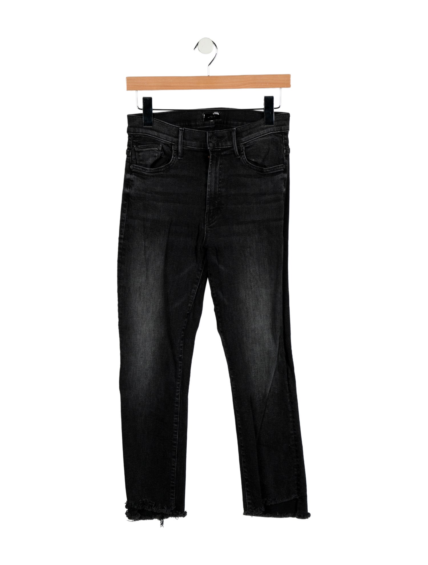 Mother Mid-Rise Straight Leg Jeans
