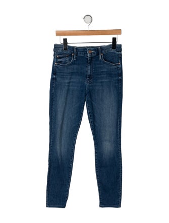 Mother Mid-Rise Skinny Leg Jeans