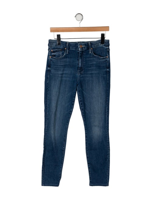 Mother Mid-Rise Skinny Leg Jeans