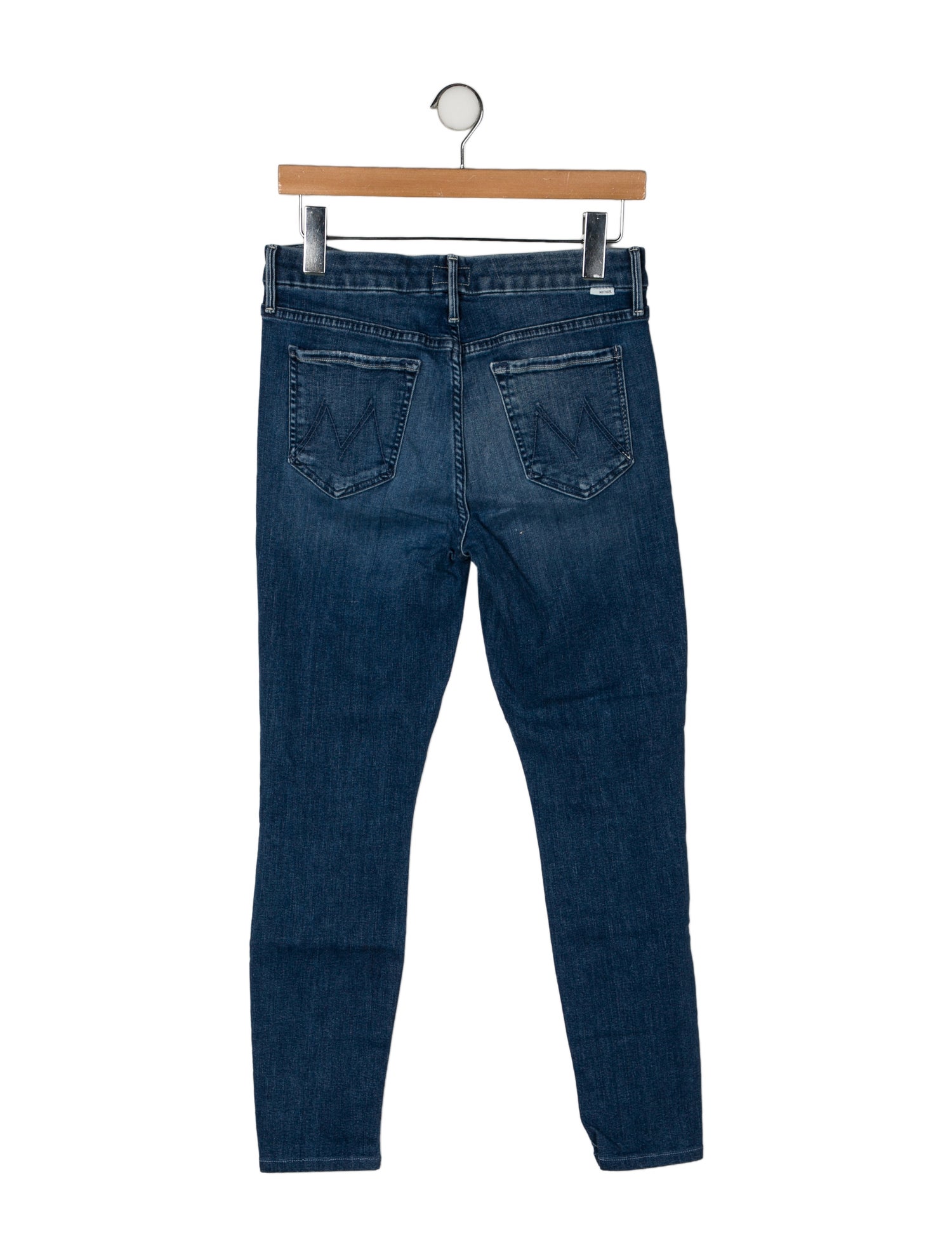 Mother Mid-Rise Skinny Leg Jeans