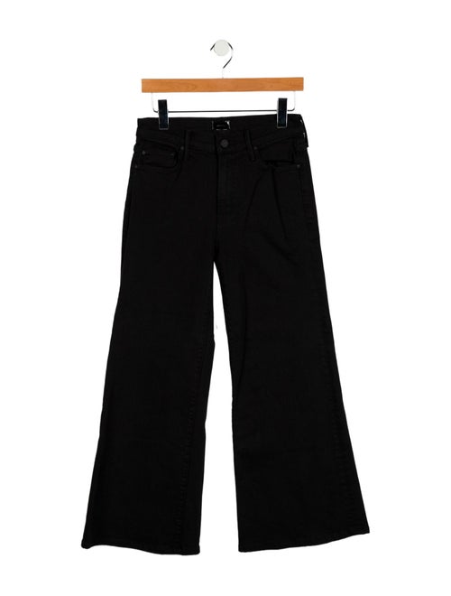 Mother Mid-Rise Wide Leg Jeans