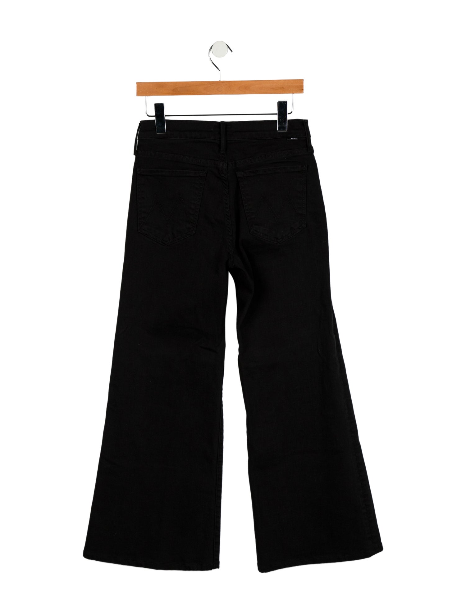 Mother Mid-Rise Wide Leg Jeans