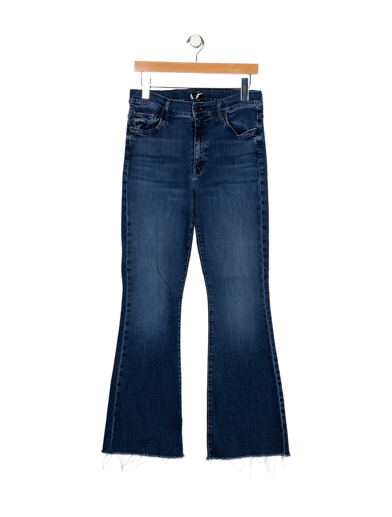 Mother Mid-Rise Wide Leg Jeans