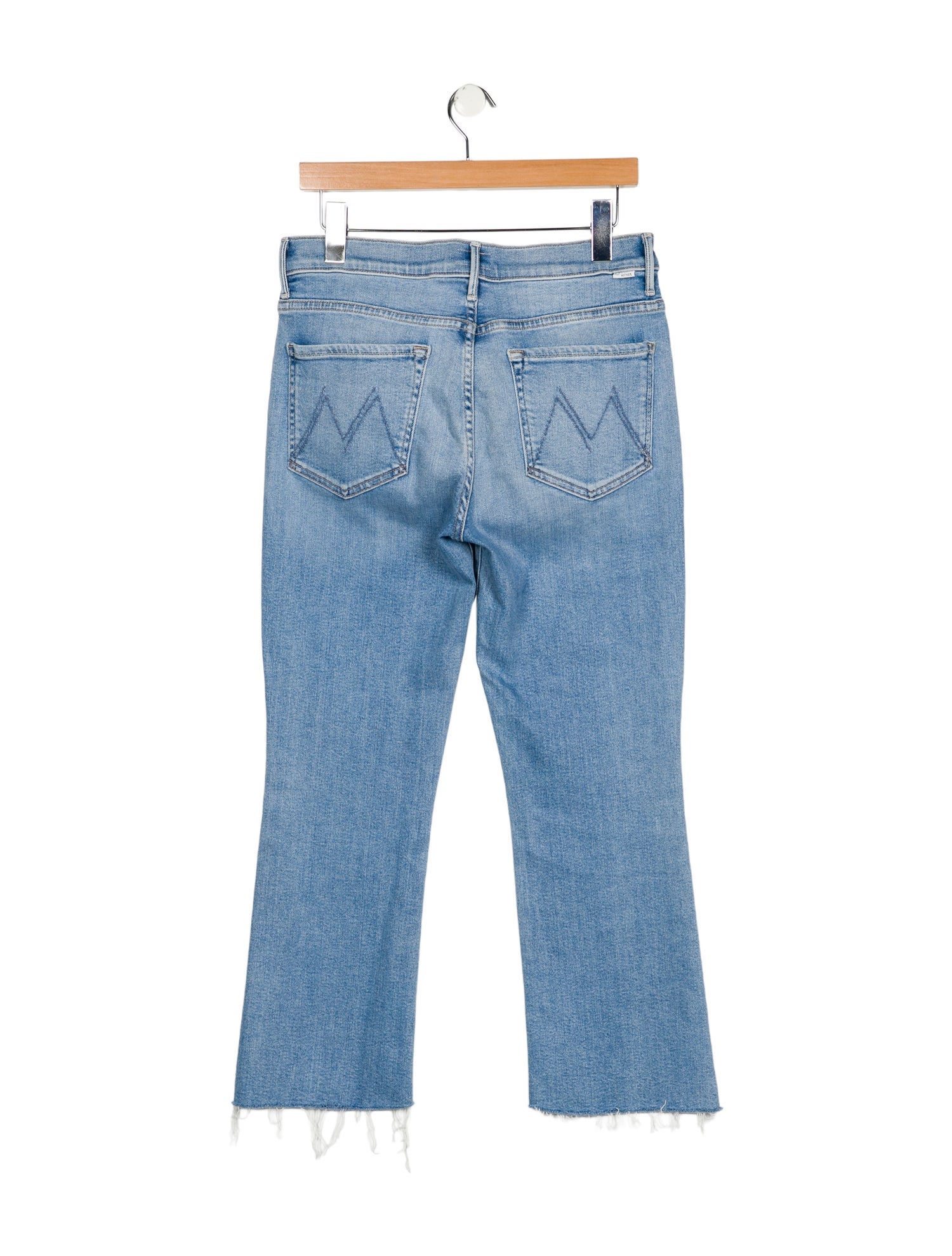 Mother Mid-Rise Straight Leg Jeans