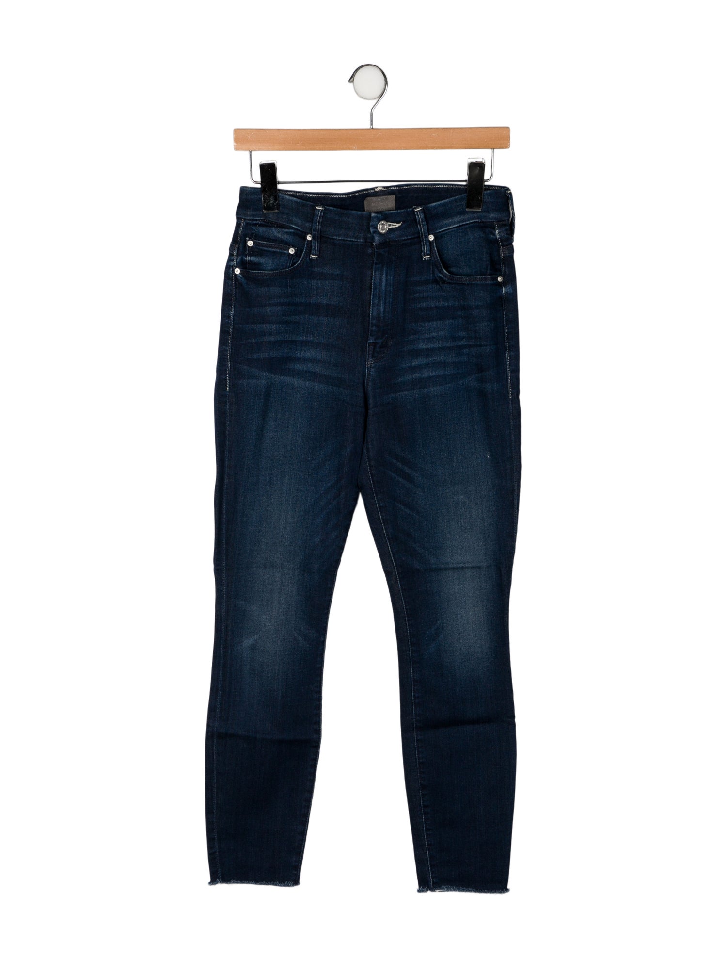 Mother Mid-Rise Skinny Leg Jeans