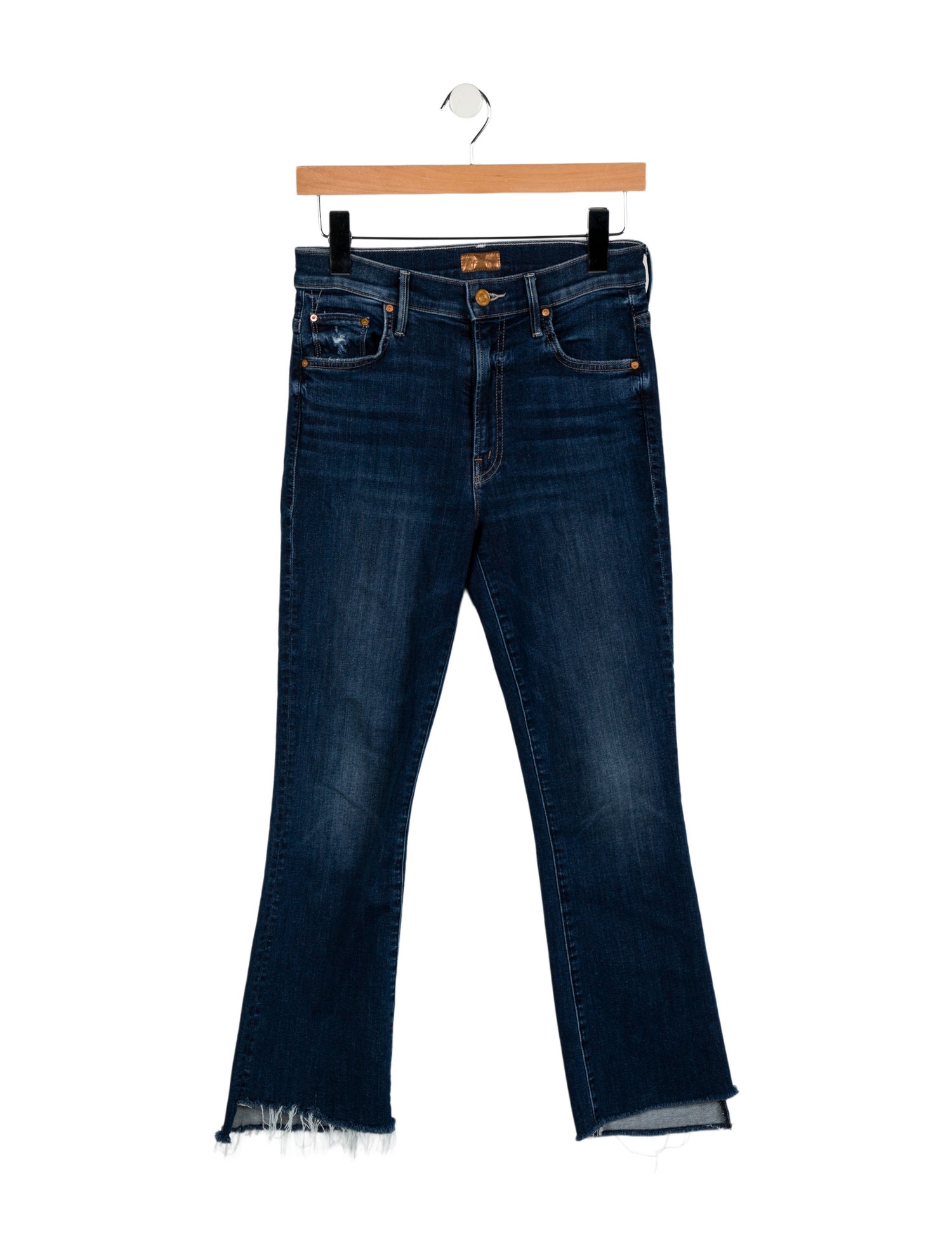 Mother Mid-Rise Straight Leg Jeans