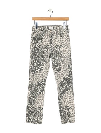 Mother Mid-Rise Straight Leg Jeans