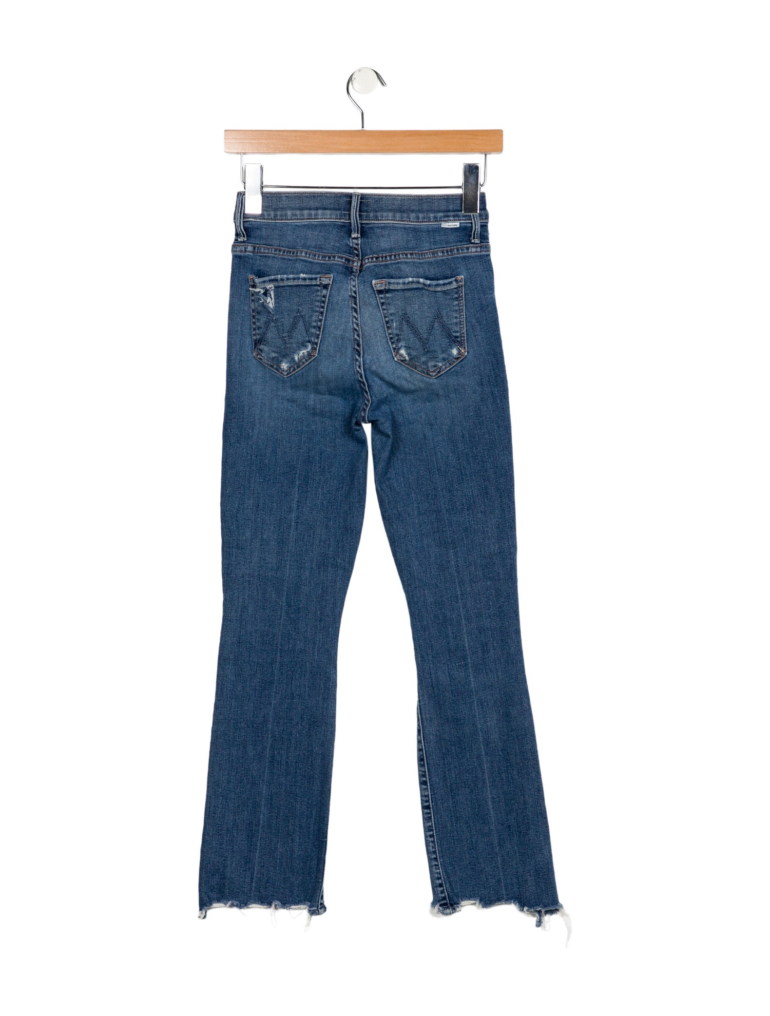 Mother Mid-Rise Straight Leg Jeans