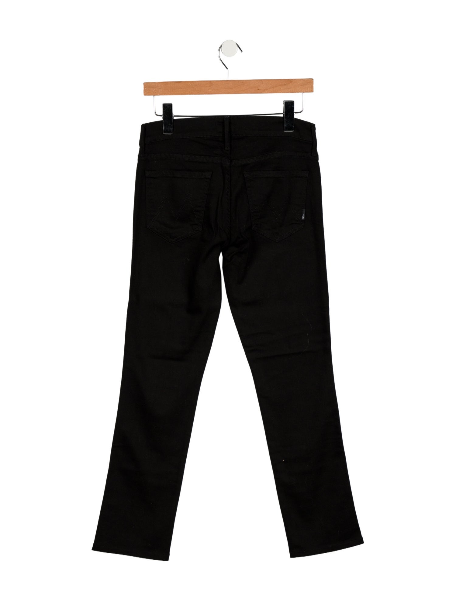Mother Mid-Rise Straight Leg Jeans