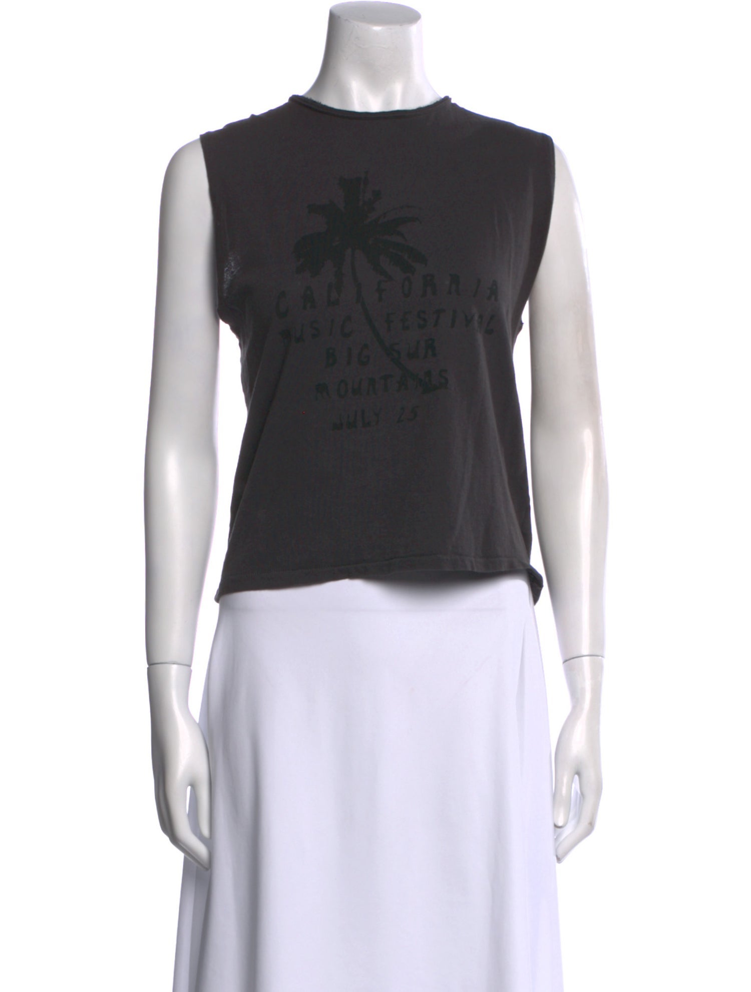 Mother Mock Neck Sleeveless Top