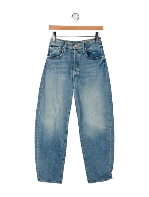 Mother High-Rise Straight Leg Jeans
