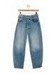 Mother High-Rise Straight Leg Jeans