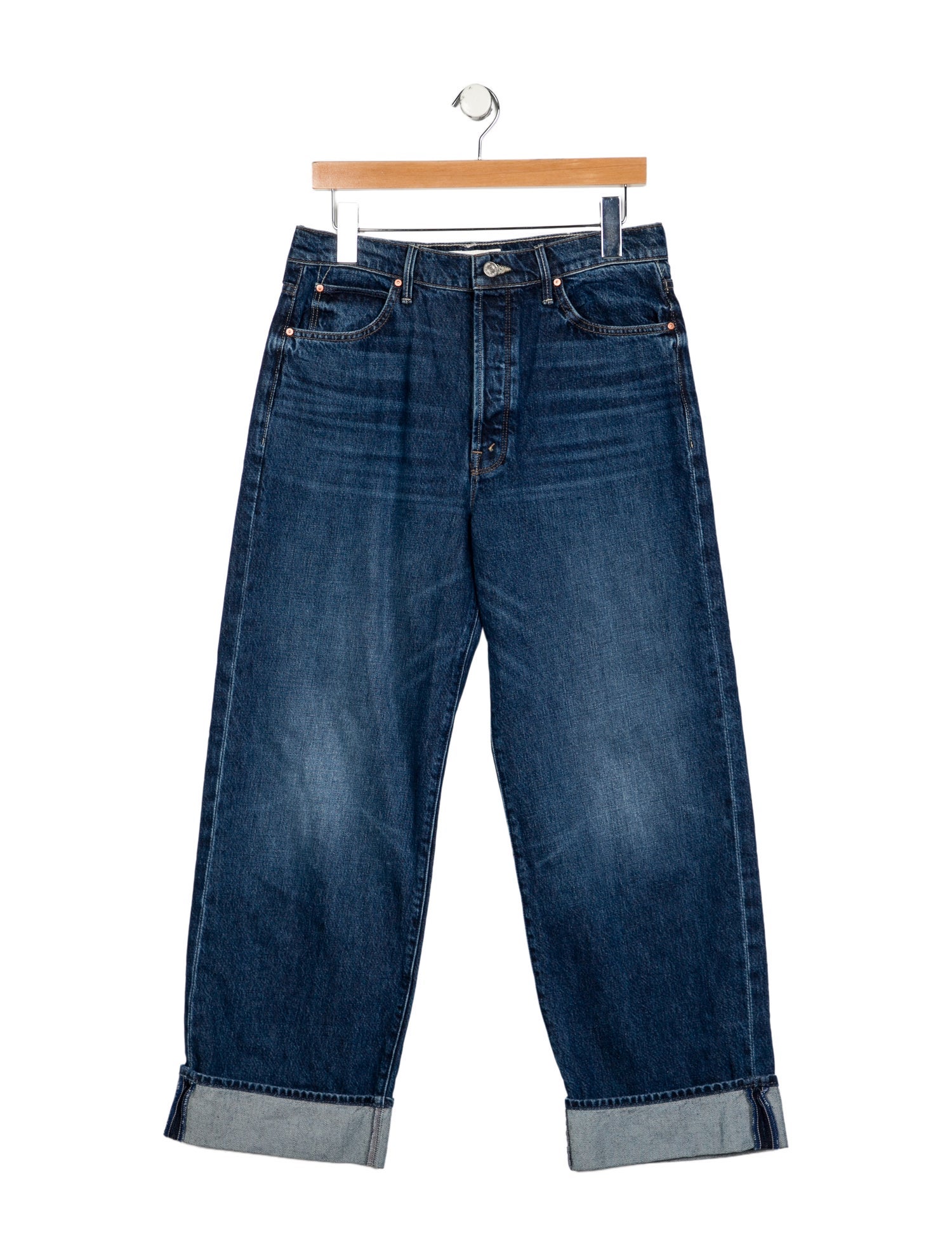 Mother High-Rise Wide Leg Jeans