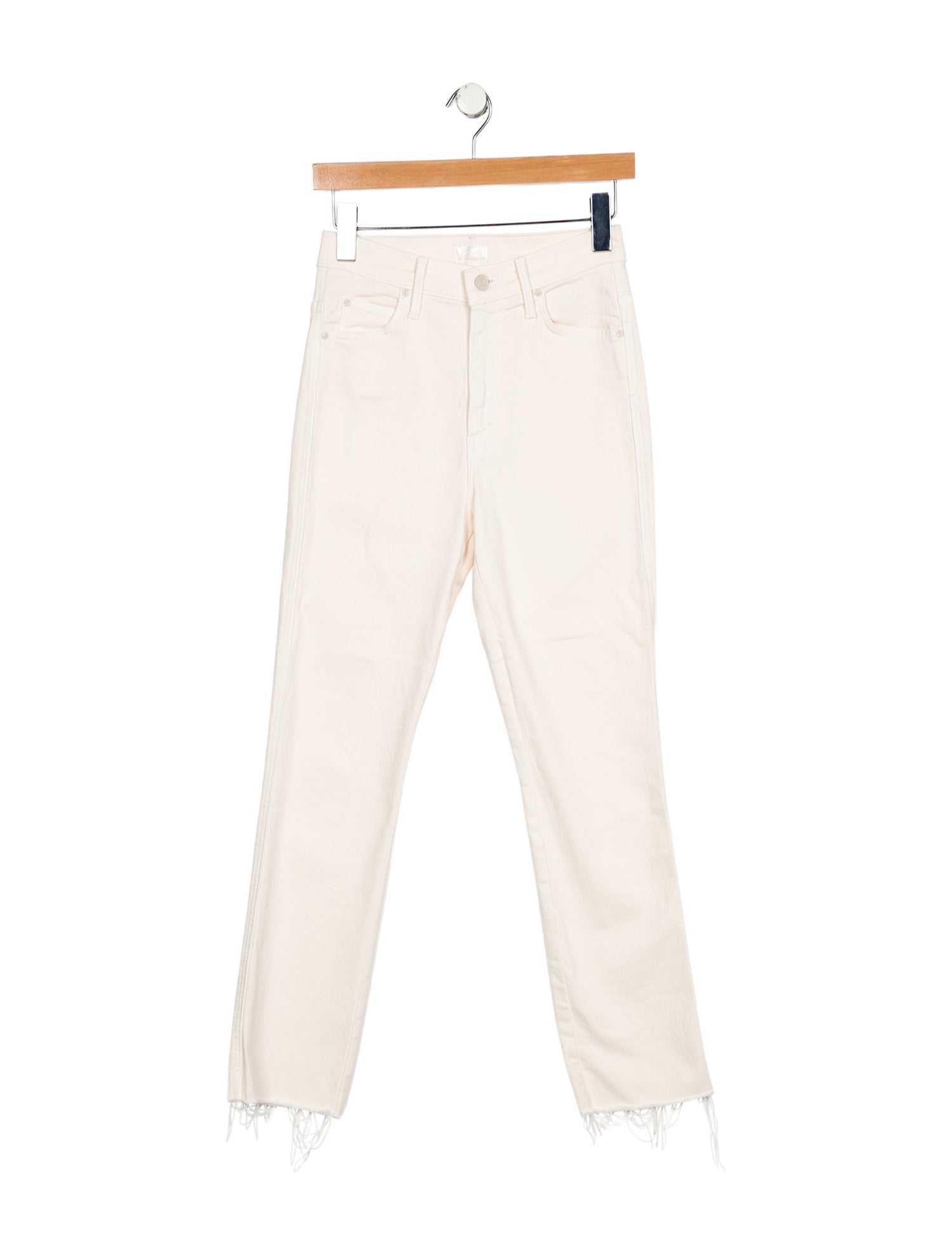 Mother Mid-Rise Straight Leg Jeans