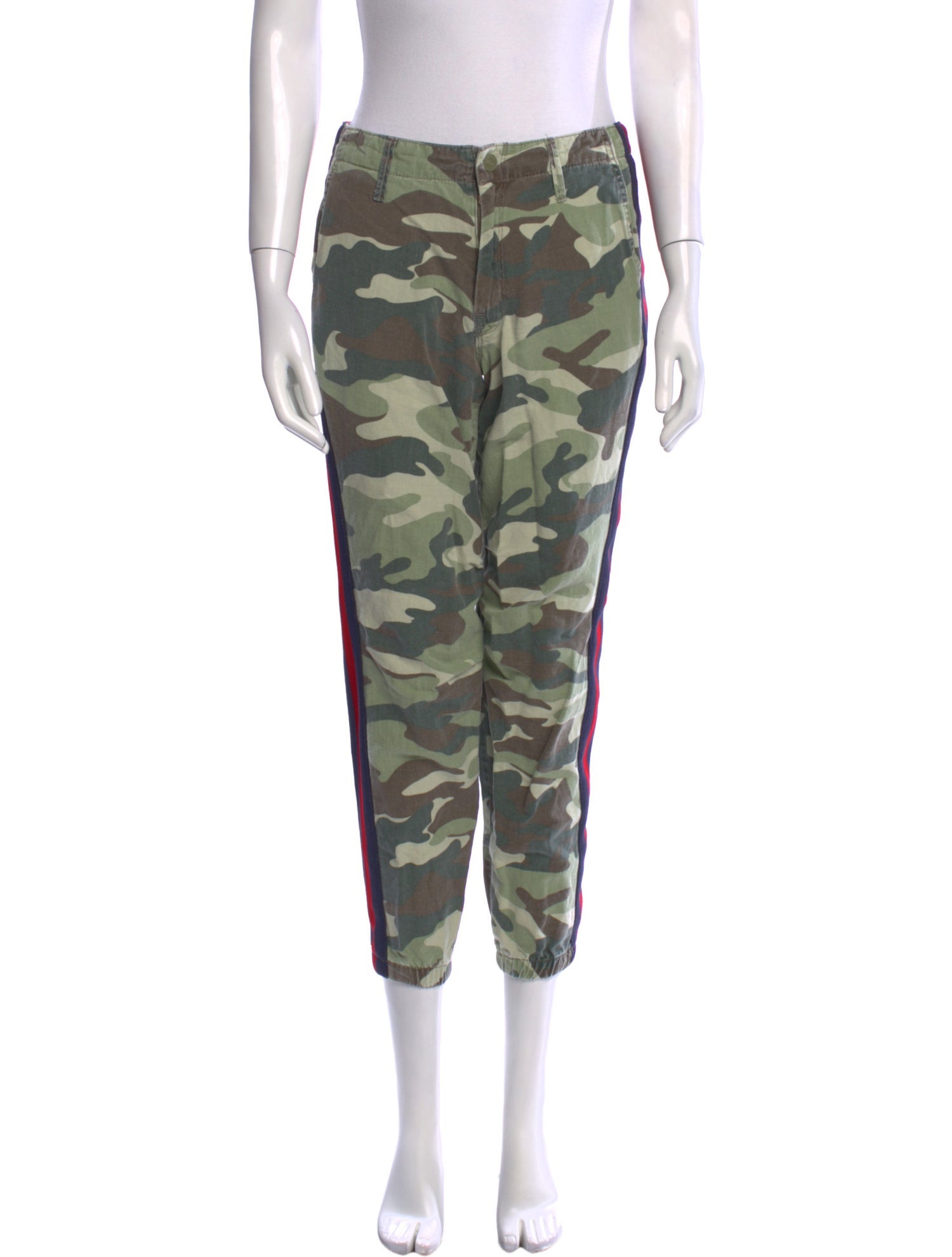 Mother Camouflage Print Skinny Leg Pants