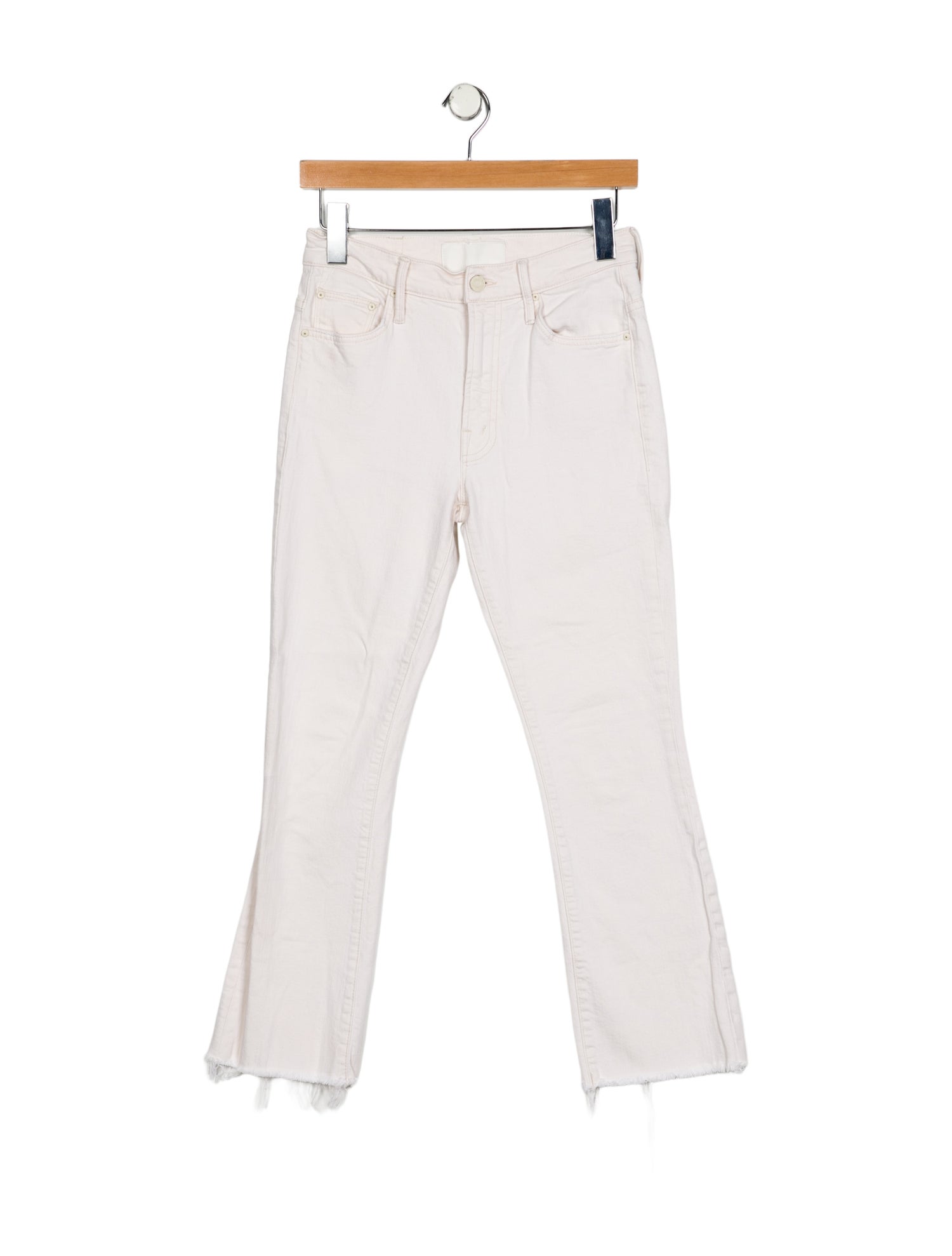 Mother Mid-Rise Straight Leg Jeans