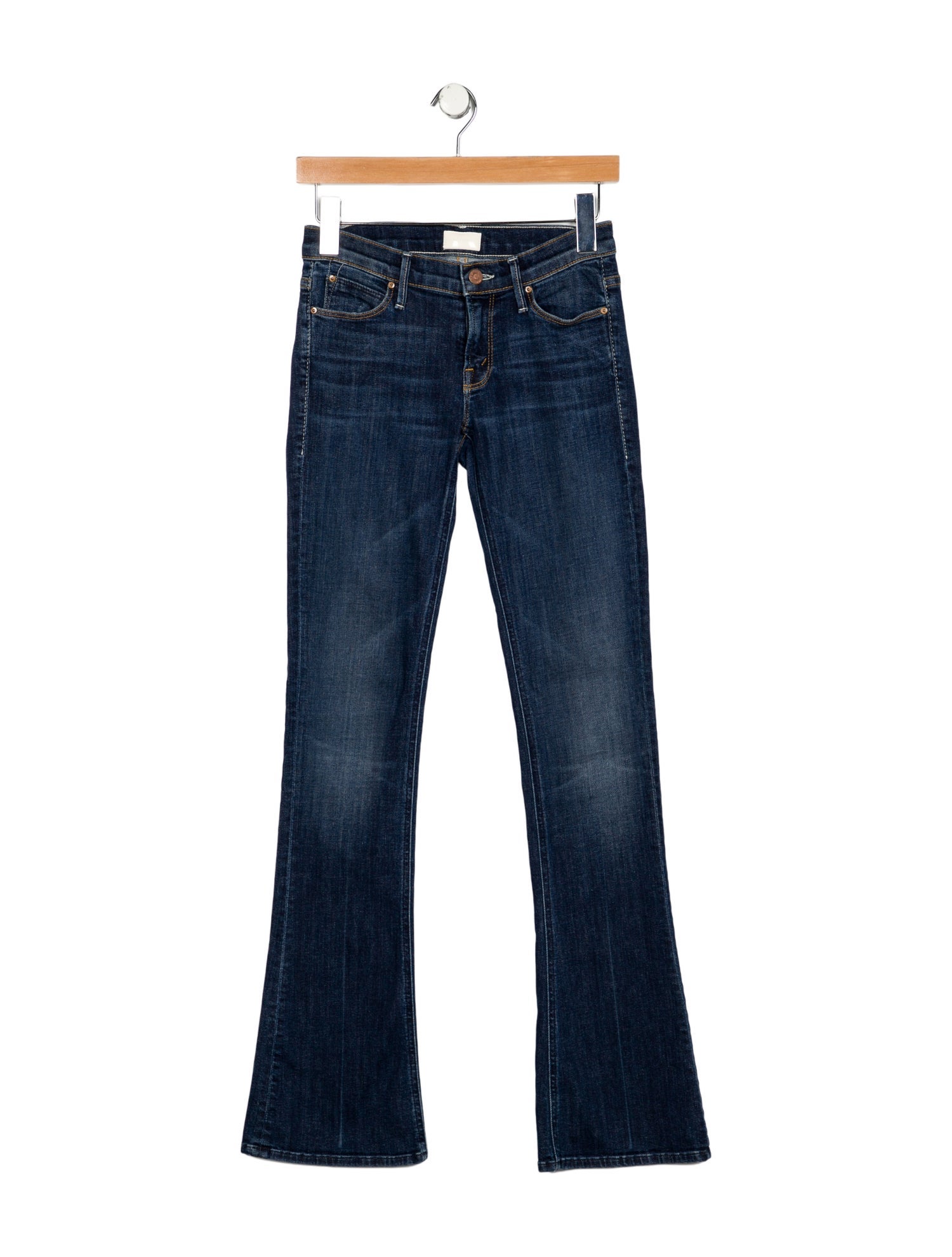 Mother Low-Rise Wide Leg Jeans