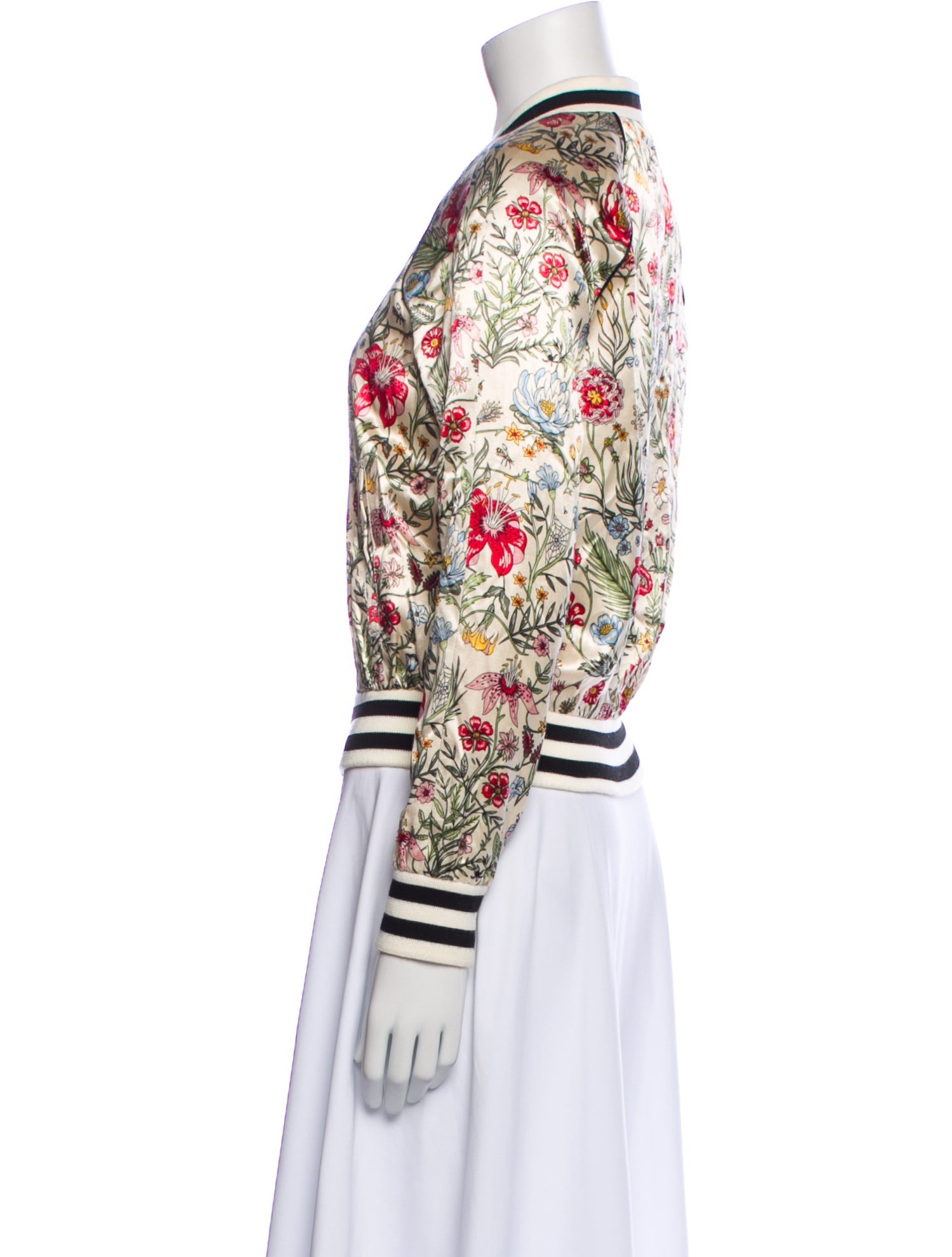 Mother Floral Print Bomber Jacket