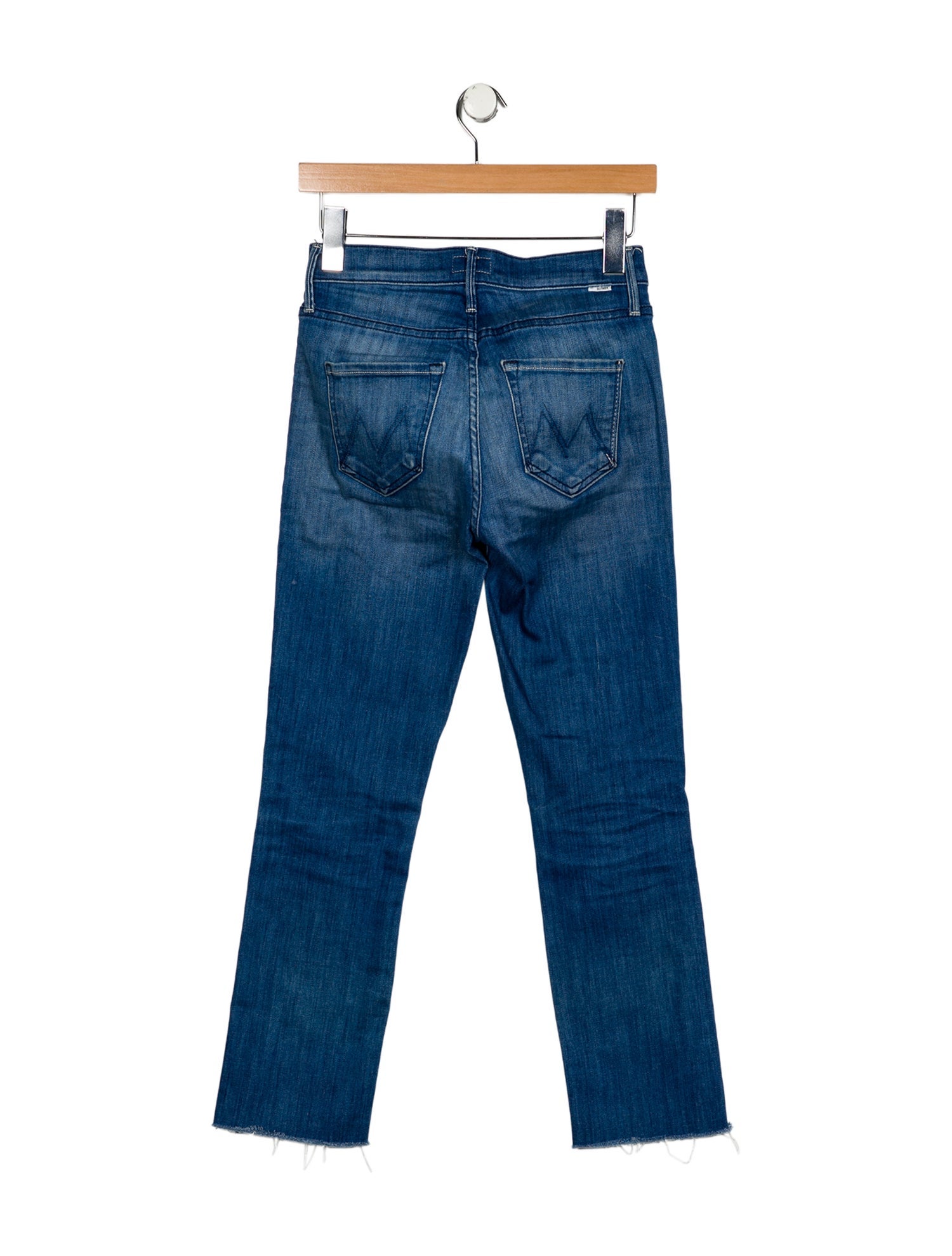 Mother Mid-Rise Straight Leg Jeans