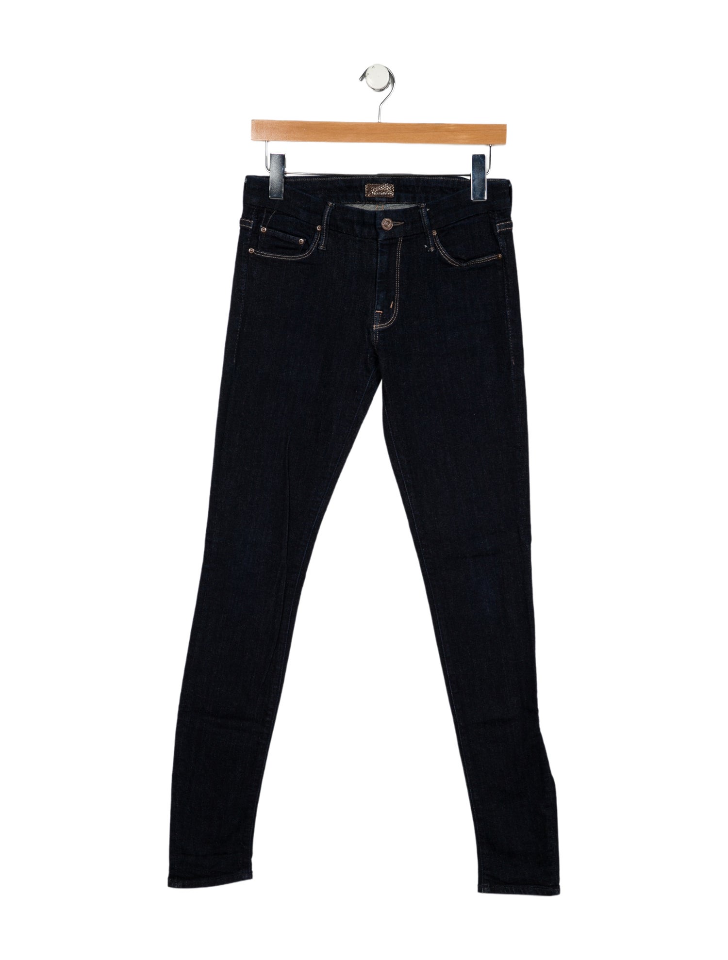 Mother Low-Rise Skinny Leg Jeans